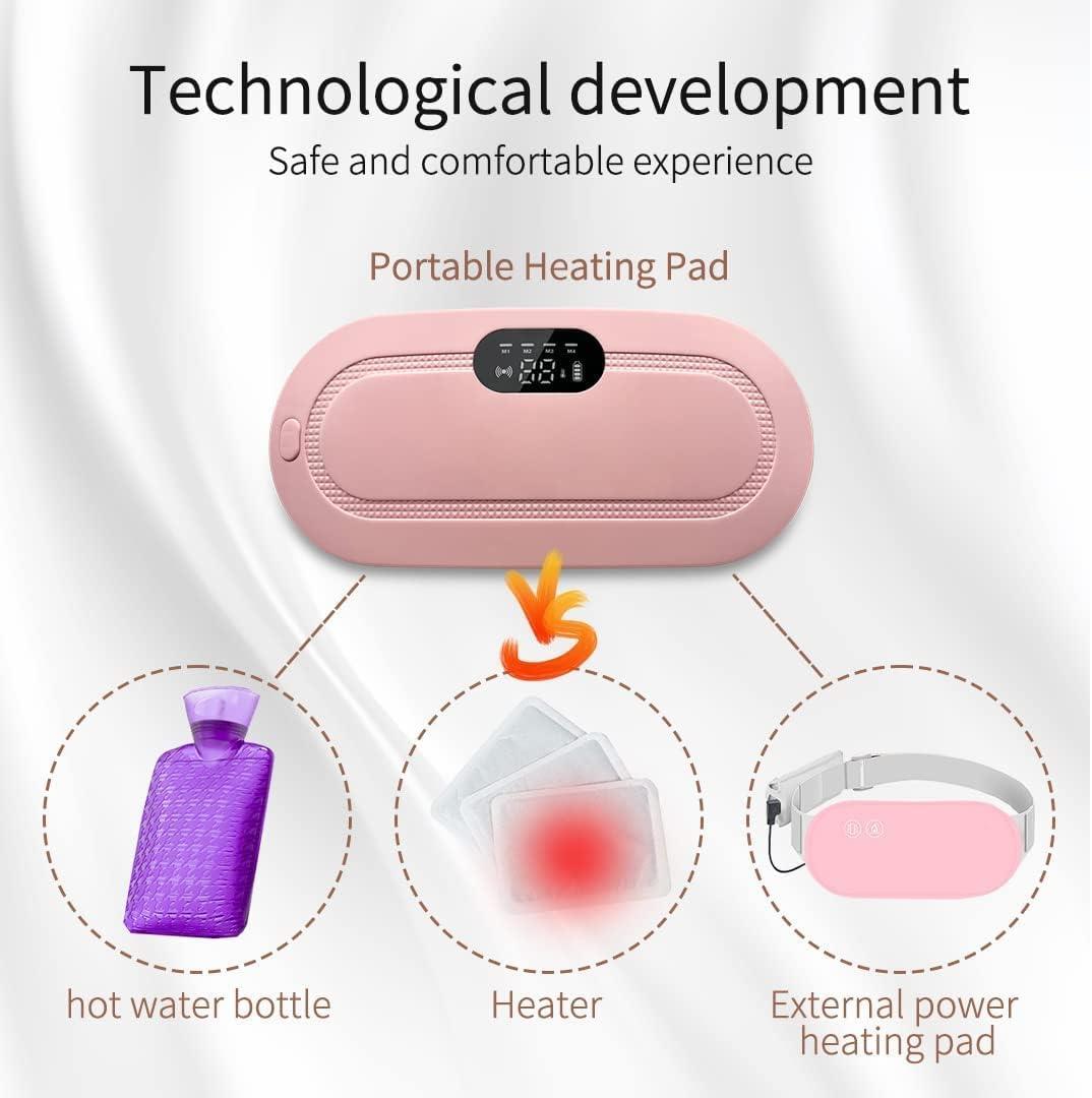 Period Heating & Massage Pad β Cordless Pain Relief Belt for Women