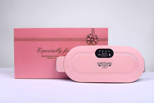 Period Heating & Massage Pad – Cordless Pain Relief Belt for Women